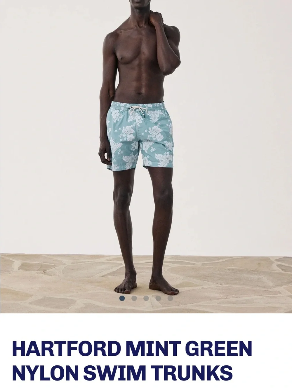 Hartford Green Floral Hybrid Swim Shorts